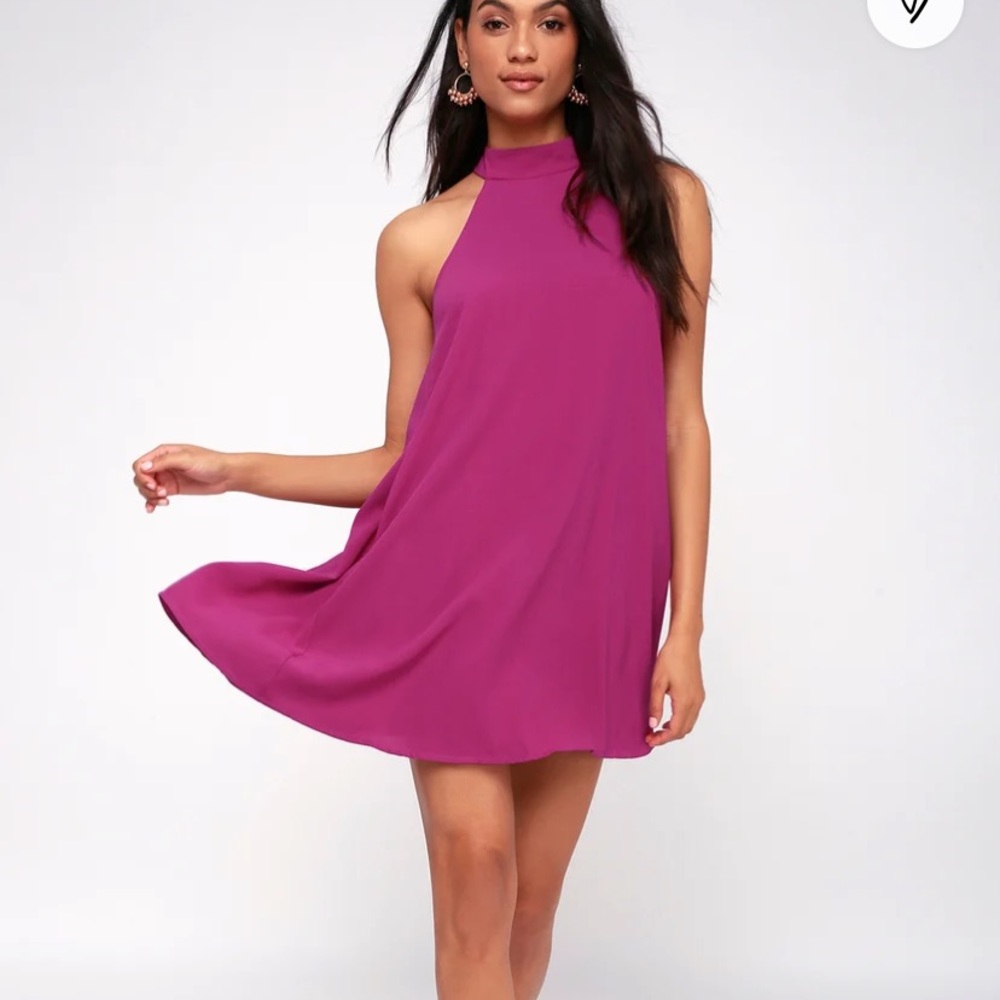 Magenta lulus dress size small